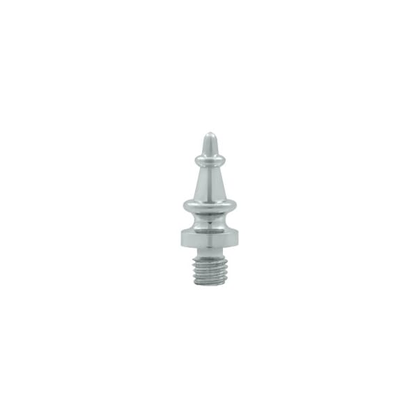 CHST26 Steeple Tip Cabinet Finial Polished Chrome, 10PK